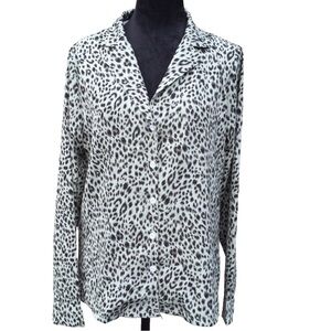 NWT- Ecowish Animal Print Blouse